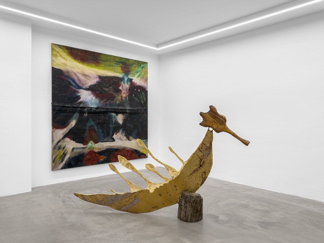 Installation view of The Animal We Carry, Bremond Capela, Paris, France, 2026